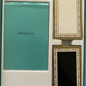 Tiffany & Co. Aqua and Gold Playing Cards